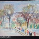 MOSSHAMMER GYÖRGY festmény SZINES MECSEK 1949 fotó