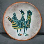 Pál Ferenc-Nagy Szines Kakasos Tányér-Képcsarnok-(d: 30 cm)- fotó