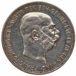 Ferenc József 2 Korona 1912 verdejegy nélkül Jäger: 384 (Ag) 9, 87g VF+ fotó