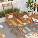 tömör tíkfa nyolcszögletű asztallap 70 x 70 x 2, 5 cm fotó