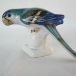 ROYAL DUX PORCELÁN PAPAGÁJ fotó