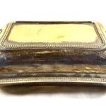 ART DECO VASTAGON EZÜSTÖZÖTT FEDELES TÁL X fotó