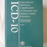 ICD - 10 -angol orvosi szakkönyv - International...and Related Health Problems T18b fotó