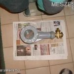 ÚJ PROFI IPARI VÍZ-VAGY GÁZ SZŰRŐ RÉZ CSAPPAL SÚLYOS NEHÉZ VASTAGFALÚ 17. fotó