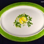CITROM MINTÁS DEKORATÍV NAGY OVÁLIS PECSENYÉSTÁL X fotó