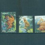 Ausztrália fauna, állat, postatiszta (**, MNH) hiányos sor 1994 Mi 1428-1432 4, 7 EUR fotó