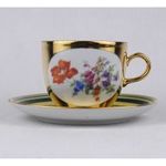 1U845 Régi aranyozott Kahla porcelán kávéscsésze fotó