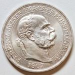 5 KORONA 1907 JUBILEUMI HIVATALOS UV. UNC fotó
