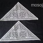 ART DECO DEKO CSIPKE TERÍTŐ - RUHA VISELET DÍSZ BETÉT PÁROS APRÓLÉKOS KÉZIMUNKA 1918 fotó