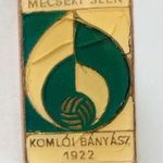 1922 Mecseki Szén "KOMLÓI BÁNYÁSZ" Zlatokov gyártói jelzéssel fém jelvény kitűző fotó