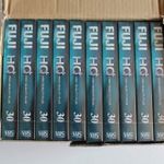 VHS videókazetta ÚJ (csomagolt) 10db FUJI HQ-30 fotó