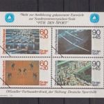 Németország 1981 Sport blokkbélyeg fotó