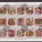 Yemen 1968 Krisztus élete hatalmas méretű blokkbélyeg (2.) fotó