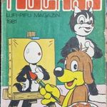KOCKÁS 1.SZÁM - PIFU, SZILVIÓ, RAHAN, LEO, ARTÚR, DR. JUSTICE RETRO KÉPREGÉNY, RITKA !!! fotó