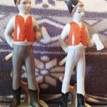 2 db. HOLLÓHÁZI és DRASCHE FAVÁGÓ, kézzel festett, 1. oszt. porcelán Garancia!!!!!!! fotó