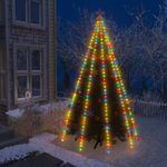 karácsonyfa-fényfüzér 400 színes LED-del 400 cm fotó