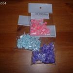 Lapos kör alakú festett kagylógyöngy csomag, 3 különböző színben ( 3 csomag együtt ) fotó