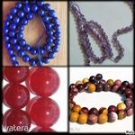 8 mm-es lapisz lazuli, ametiszt, achát, mokait golyó - 50 Ft/db fotó