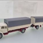 JT30 H0 1: 87 Wiking 480 Krupp Titan teherautó jármű pótkocsival - tároló dobozban fotó