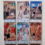 Ritkaság gyűjtőknek! 6 db retró vintage új bontatlan fóliázott olasz jóga VHS kazetta sorozat csomag fotó
