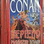 CONAN SAGA SOROZAT 11db, HEPIEND MAGAZIN - CONAN-A MEGTORLÓ, 1989, RETRO KÉPREGÉNY MAGAZIN !!! fotó