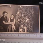 BÉKEIDŐ KARÁCSONY FELDÍSZITETT KARÁCSONYFA FENYŐFA FOTÓ FÉNYKÉP cca. 1937 ENTERIŐR fotó