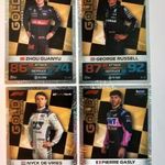 2023 Topps Turbo Attax F1 limited gold 4db kártya. fotó