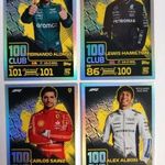 2024 Topps Turbo Attax F1 100 Club 4db. kártya. fotó