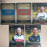 2022 Topps Turbo Attax F1 limited gold 5db kártya. fotó