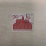 NSZK bélyeg: Wartburg kastély Eisenachban 1967 fotó