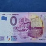 NÉMETORSZÁG 0 EURO 2020 AZ UTOLSÓ TRABANT! RITKA EMLÉK PAPÍRPÉNZ! UNC! fotó