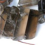 Füstkvarc 20 - 65 x 7-15 x 6 - 10 mm 5 db fotó