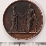 Magyar Orvosok és Természetvizsgálók VIII. Nagygyűlése Sopron 1847 érem (másolat) fotó
