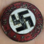 II. Világháború Nemzetiszocialista Német Munkáspárt NSDAP (Náci) Párttag Jelvény EREDETI!!! fotó