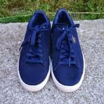 Puma Suede 27, 5-es, sötétkék, bőr női sneaker fotó