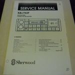 SHERWOOD XR-2702 P autórádió szervízkönyv fotó