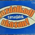 GAZDÁLKODJ OKOSAN - TANKÓ BÉLA GRAFIKA, MINERVA, RETRO TÁRSASJÁTÉK, SZÉP ÁLLAPOT, 1981 !!! fotó