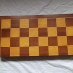 [ABC] Nagyméretű fa retro sakk készlet (4653) fotó