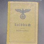 II. világháborús német Soldbuch / Zsoldkönyv fotó