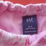GAP kids rózsaszínű pamut kétrétegű szoknya 6-7 év, fotó