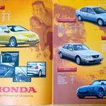 Honda modellpaletta prospektus, katalógus 2001-ből fotó