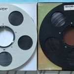 2-DB NAB FÉM ORSÓ AGFA BASF ORSÓS MAGNÓSZALAG 26, 5cm AGFA BASF ORSÓ MAGNÓ SZALAG + DOBOZ fotó