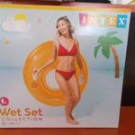 Medence játék strand kellék Úszógumi pohártartóval kapaszkodóval 120cm átmérő fotó