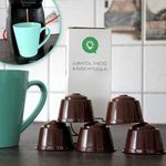 Újratölthető kávékapszula, utántölthető kapszula 5 db fotó