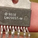 LM2005T-M teljesítmény erősítő chip fotó