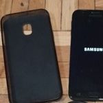 Samsung Galaxy J3 16 GB mobiltelefon tokkal, üvegfóliával fotó