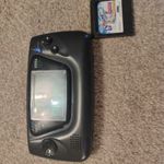 Sega gamegear kézi konzol játékkal fotó