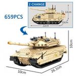 Új 659db. 2 az 1 Híres építőkocka kompatibilis Tank 26cm Merkava Tank és Bradley páncélos fotó