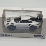 Porsche 911 GT3 RS fehér 1: 43 Norev 750048 - ÚJ fotó