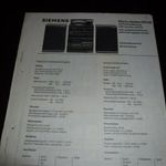 SIEMENS RS 153 G4 stereo system szervízkönye fotó